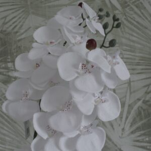 Fehér orchidea piros pöttyel - otthon & életmód - dekoráció - virágdekoráció - virágok - szálas virág - Meska.hu