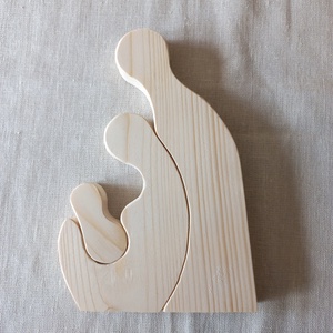 Szent Család  - karácsony - karácsonyi lakásdekoráció - karácsonyi falu, házikó - Meska.hu