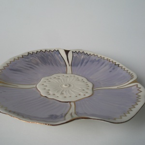 Kék virág tálaló -  - Meska.hu