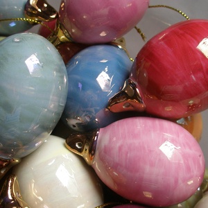 Húsvéti porcelán tojás - ünnepi díszek, dekorációk - húsvéti díszek és dekorációk - húsvéti tojás, hímestojás - Meska.hu