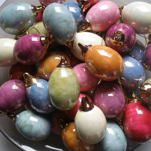 Húsvéti porcelán tojás - ünnepi díszek, dekorációk - húsvéti díszek és dekorációk - húsvéti tojás, hímestojás - Meska.hu