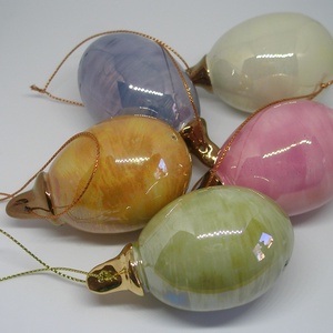 Porcelán tojás 5 db szett - Meska.hu