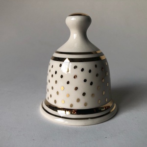 porcelán csengő - karácsony - adventi díszek - adventi asztaldísz - Meska.hu