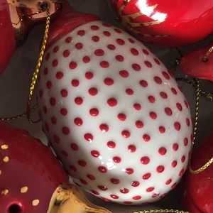 Húsvéti porcelán tojás - ünnepi díszek, dekorációk - húsvéti díszek és dekorációk - húsvéti tojás, hímestojás - Meska.hu