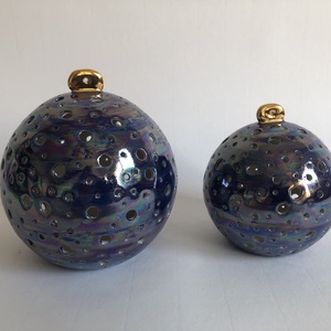 Gömb mécsestartók - Meska.hu