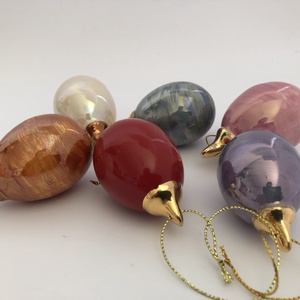 Húsvéti Porcelán tojás 6 db szett - ünnepi díszek, dekorációk - húsvéti díszek és dekorációk - húsvéti tojás, hímestojás - Meska.hu