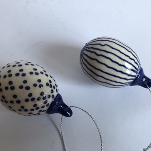 Húsvéti Porcelán tojás 6 db szett - ünnepi díszek, dekorációk - húsvéti díszek és dekorációk - húsvéti tojás, hímestojás - Meska.hu