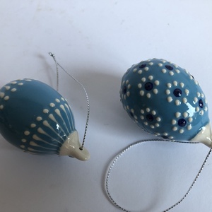 Húsvéti Porcelán tojás 6 db szett - ünnepi díszek, dekorációk - húsvéti díszek és dekorációk - húsvéti tojás, hímestojás - Meska.hu