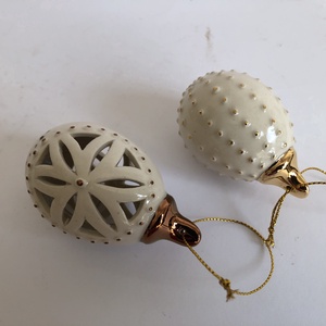 Húsvéti Porcelán tojás 6 db szett - ünnepi díszek, dekorációk - húsvéti díszek és dekorációk - húsvéti tojás, hímestojás - Meska.hu