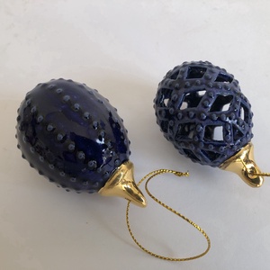 Húsvéti Porcelán tojás 6 db szett - ünnepi díszek, dekorációk - húsvéti díszek és dekorációk - húsvéti tojás, hímestojás - Meska.hu