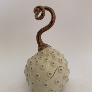 fehér-arany porcelán ékszertartó, Ékszer, Ékszertartó, Ékszerdoboz, Kerámia, MESKA