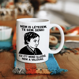 Nem is létezem Bögre, Otthon & Életmód, Konyhafelszerelés, tálalás, Tálalás, Bögre & Csésze, Kerámia, MESKA
