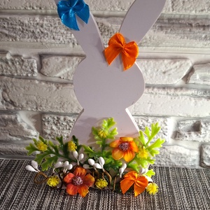 Húsvéti Fa Nyuszi Dekoráció � Egyedi Kézműves Asztaldísz, Otthon & Életmód, Dekoráció, Asztal és polc dekoráció, Asztaldísz, Mindenmás, Virágkötés, MESKA