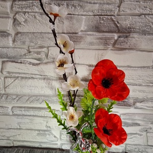 Húsvéti Kaspó-Varázs � Egyedi tavaszi asztaldíszek vidám nyuszikkal ���� - Meska.hu