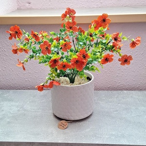 Provence-i álom � Kézműves virág asztaldísz különleges kaspóban(35cm magas) - otthon & életmód - dekoráció - asztal és polc dekoráció - asztaldísz - Meska.hu