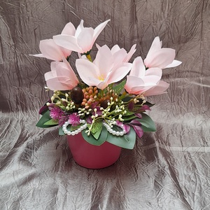 Frézia � Kézműves asztali dísz (15 cm magas) - Meska.hu