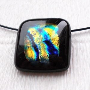 Szivárvány dichroic ékszerszett, ajándék névnapra, születésnapra. - ékszer - ékszerszett - Meska.hu