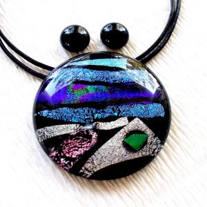 Dichroic kompozíció ékszerszett , ajándék  nőknek, névnapra, születésnapra. -  - Meska.hu