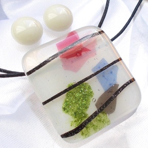 Mintás ékszerszett, névnapra, születésnapra, nőnapra., Ékszer, Ékszerszett, Ékszerkészítés, Üvegművészet, MESKA