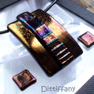 Bronz szivárvány ékszerszett, ajándék nőknek névnapra, születésnapra. - Meska.hu