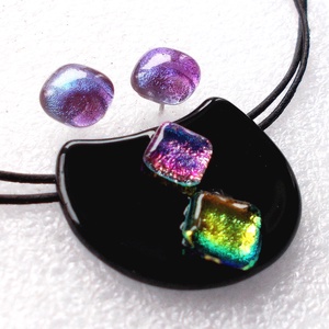 Fények éjszakája, hajlított ékszerszett ajándék névnapra, születésnapra. - ékszer - ékszerszett - Meska.hu