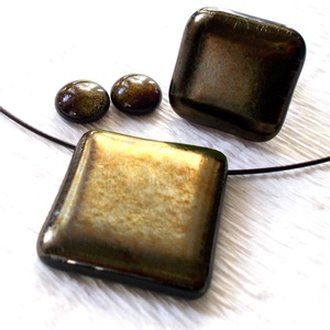 AKCIÓ! Bronzos  metál ékszerszett , ajándék névnapra születésnapra. - Meska.hu