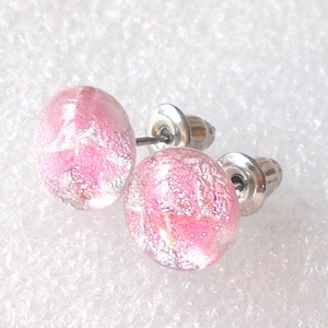 NEMESACÉL!  Dichroic fülbevaló páros, ajándék  névnapra, születésnapra. - ékszer - fülbevaló - pötty fülbevaló - Meska.hu