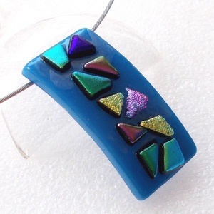 Szivárvány mozaik, üvegékszerszett, ajándék  lányoknak szalagavatóra, ballagásra, születésnapra, névnapra.  - ékszer - ékszerszett - Meska.hu