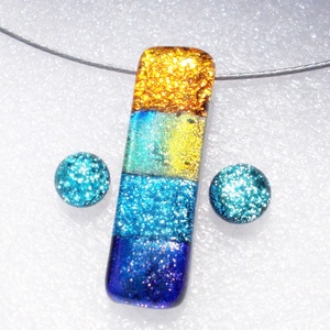 Dichroic fények ékszerszett pedagógusoknak. - ékszer - ékszerszett - Meska.hu
