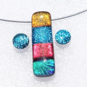 Dichroic fények ékszerszett pedagógusoknak. - ékszer - ékszerszett - Meska.hu