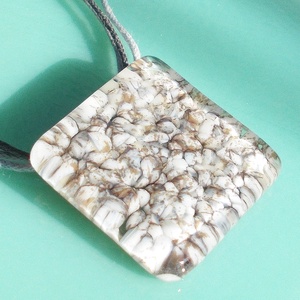 Kavics mintás üvegékszer, ajándék névnapra, születésnapra. - Meska.hu