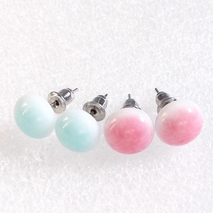 Nemesacél selyem fényű színes fülbevaló csomag, ajándék nőknek, lányoknak. - ékszer - fülbevaló - pötty fülbevaló - Meska.hu