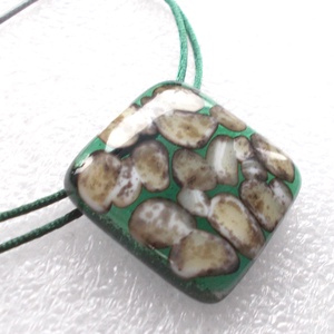 Kavicsmintás üvegékszer szett, ajándék névnapra, születésnapra. - ékszer - ékszerszett - Meska.hu