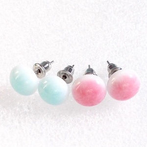 Nemesacél selyem fényű színes fülbevaló csomag, ajándék nőknek, lányoknak. - ékszer - fülbevaló - pötty fülbevaló - Meska.hu