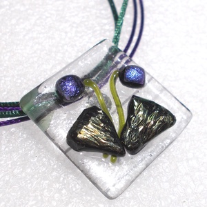 Ibolya nyaklánc. - ékszer - nyaklánc - medálos nyaklánc - Meska.hu