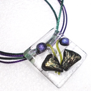 Ibolya nyaklánc. - ékszer - nyaklánc - medálos nyaklánc - Meska.hu