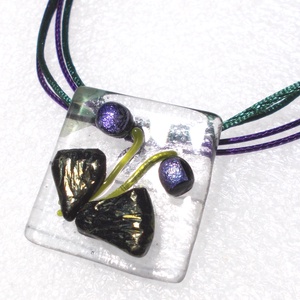 Ibolya nyaklánc. - ékszer - nyaklánc - medálos nyaklánc - Meska.hu