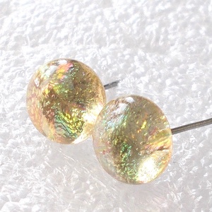 ORVOSI FÉM! Tearózsa szivárvány  stiftes  fülbevaló, ajándék  névnapra, születésnapra. - ékszer - fülbevaló - pötty fülbevaló - Meska.hu