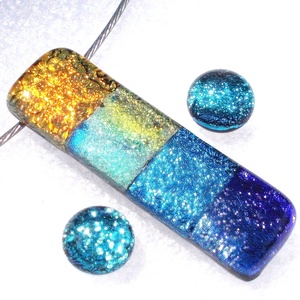 Dichroic fények ékszerszett pedagógusoknak. - Meska.hu