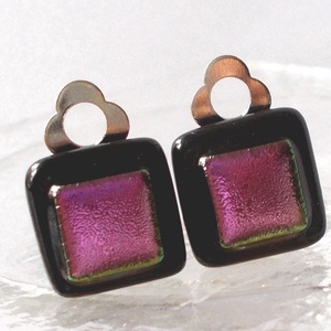 Orgona ragyogás klipszes fülbevaló  ajándék nőknek, lányoknak, névnapra, születésnapra., Ékszer, Fülbevaló, Klipsz, Ékszerkészítés, Üvegművészet, MESKA