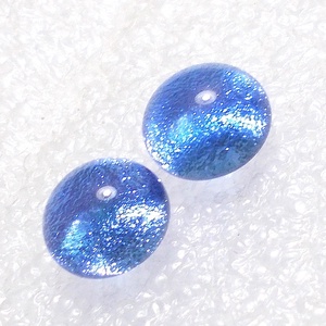 Ezüstös levendula, dichroic  fülbevaló, ajándék névnapra, születésnapra. - ékszer - fülbevaló - lógó fülbevaló - Meska.hu