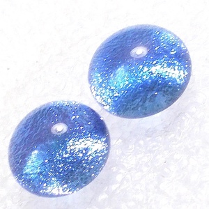Ezüstös levendula, dichroic  fülbevaló, ajándék névnapra, születésnapra., Ékszer, Fülbevaló, Lógó fülbevaló, Ékszerkészítés, Üvegművészet, MESKA