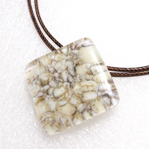 Natúr kavics mintás üvegékszer, ajándék névnapra, születésnapra. - ékszer - ékszerszett - Meska.hu