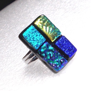 NEMESACÉL! Mozaik gyűrű.  - ékszer - gyűrű - statement gyűrű - Meska.hu