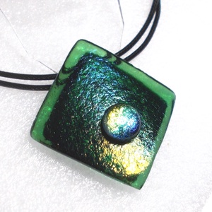 Smaragd fények nyaklánc , ajándék névnapra születésnapra. - ékszer - ékszerszett - Meska.hu