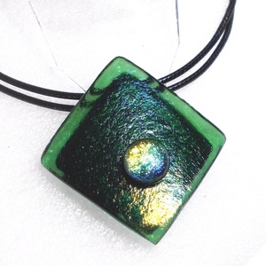 Smaragd fények nyaklánc , ajándék névnapra születésnapra. - ékszer - ékszerszett - Meska.hu