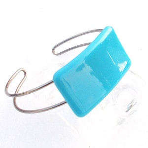 NEMESACÉL! Hajlított türkizkék ékszerszett, ajándék névnapra, születésnapra. - ékszer - ékszerszett - Meska.hu