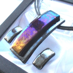 AKCIÓ! Metál fények ékszerszett, ajándék névnapra, születésnapra. - ékszer - ékszerszett - Meska.hu