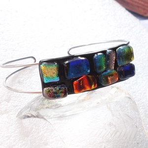 NEMESACÉL!   Színes mozaik karkötő, születésnapra, névnapra.  - ékszer - karkötő - karkötő medállal - Meska.hu