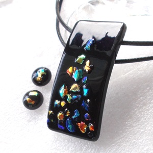 NEMESACÉL!  Dichroic fények játéka ékszerszett - ékszer - ékszerszett - Meska.hu